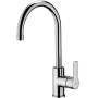 RED FAUCET MIXER WITH 22MM SWIVEL SPOUT