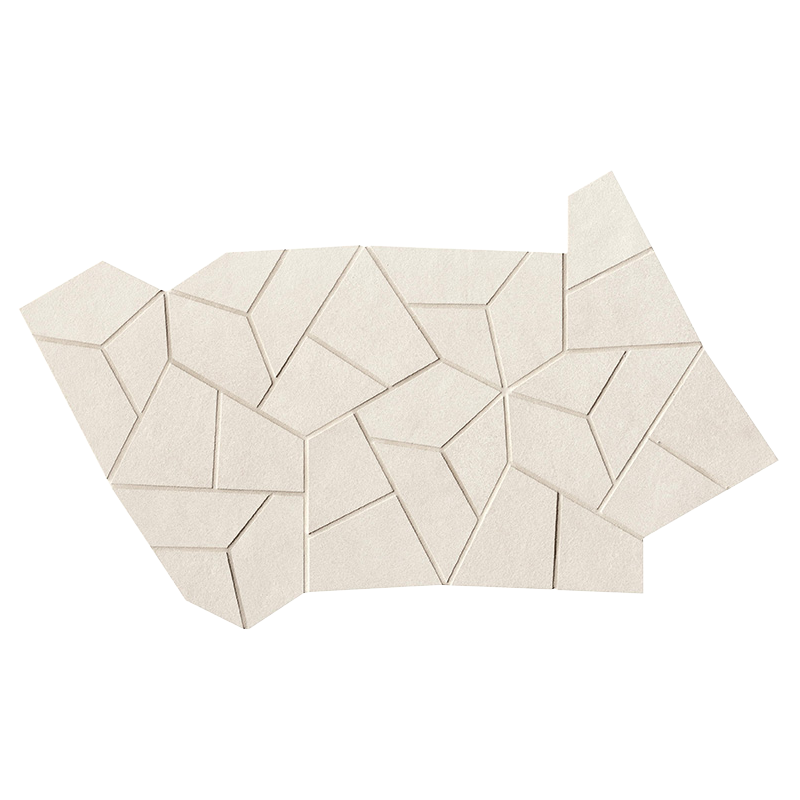 FAP CERAMICHE SHEER WHITE GRES FLY MOSAICO 25X41,5