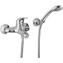 NETTUNO 2 EXTERNAL BATHTUB MIXER WITH FLEXIBLE SHOWER SET