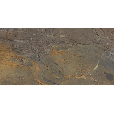 EMILCERAMICA TELE DI MARMO RELOADED FOSSIL BROWN MALEVIC FULL LAPPATO 30X60 Rectified