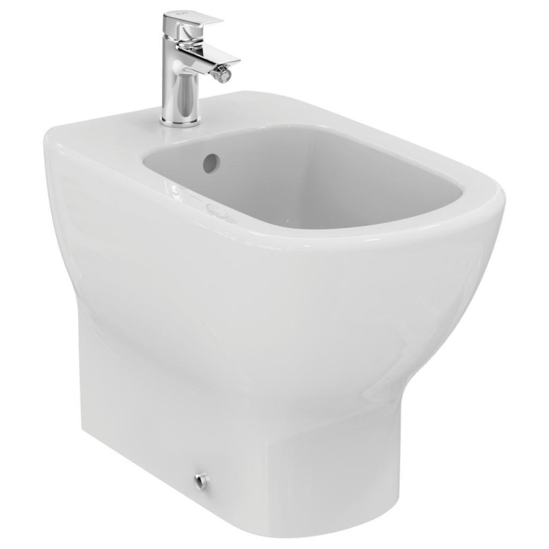 IDEAL STANDARD TESI BIDET FILO PARETE BIANCO LUCIDO