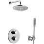 LIGHT SHOWER KIT WITH THERMOSTATIC MIXER + SHOWER HEAD + HAND SHOWER SET