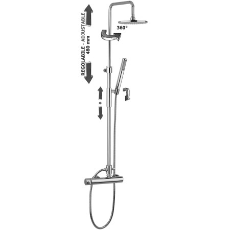 PAFFONI SHOWER COLUMN MASTER PLUS WITH MECHANICAL MIXER