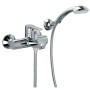 BLU EXTERNAL BATHTUB MIXER WITH SHOWER SET