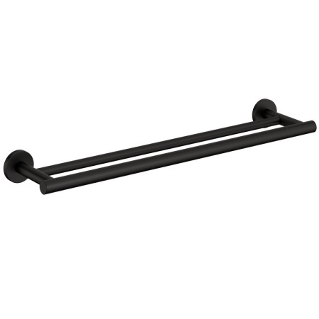 COSMIC ARCHITECT S+ DOUBLE TOWEL RAIL SOFT BLACK 60 cm