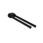 COSMIC ARCHITECT S+ SWIVEL TOWEL RACK SOFT BLACK 60 cm