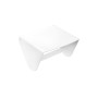 COSMIC BLACK & WHITE TOILET PAPER HOLDER WITH SATIN WHITE COVER