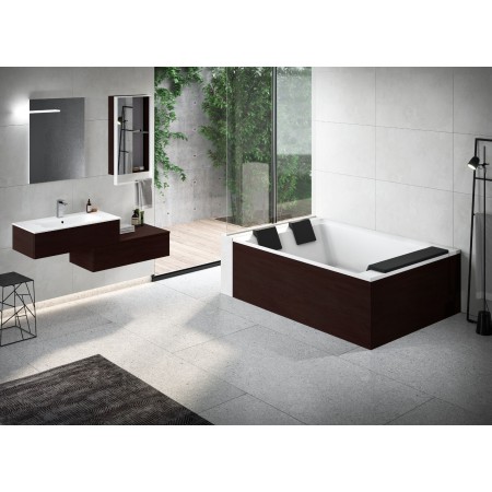 NOVELLINI DIVINA DUAL WHIRLPOOL + CASCATA - VASCA C/TELAIO C/IDROMASSAGGIO 190X140