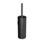 COSMIC LOGIC WALL-MOUNTED TOILET BRUSH HOLDER IN SATIN BLACK