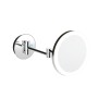 COSMIC ESSENTIALS WALL MAGNIFYING MIRROR WITH ADJUSTABLE LED LIGHT CHROME