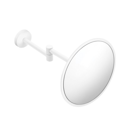 COSMIC ESSENTIALS SATIN WHITE WALL MAGNIFYING MIRROR