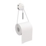 COSMIC DIABOLO TOILET PAPER HOLDER WITHOUT COVER CHROME/WHITE