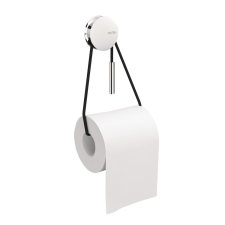 COSMIC DIABOLO TOILET PAPER HOLDER WITHOUT COVER CHROME/BLACK