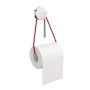 COSMIC DIABOLO TOILET PAPER HOLDER WITHOUT COVER CHROME/RED