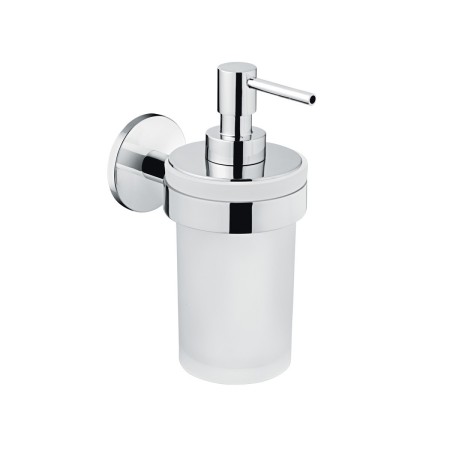 COSMIC DUO ROUND CHROME WALL DISPENSER