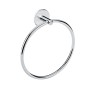 COSMIC DUO ROUND CHROME TOWEL RING HOLDER