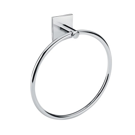 COSMIC DUO SQUARE CHROME TOWEL RING HOLDER