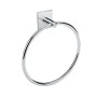COSMIC DUO SQUARE CHROME TOWEL RING HOLDER