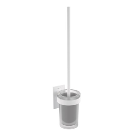 COSMIC STICK SATIN WHITE TOILET BRUSH HOLDER