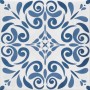 TONALITE AQUAREL DECORO VEGA BLU 15X15