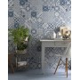 TONALITE AQUAREL DECORO STARS BLU 15X15