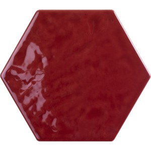 TONALITE EXABRIGHT ESAGONA BORDEAUX 15.3X17.5