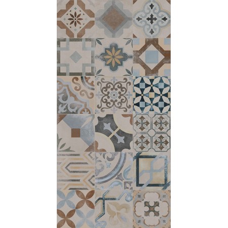 CASTELVETRO CERAMICHE Cementine Mix Soggetti Color 20x20 10mm