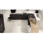 CASTELVETRO CERAMICHE QUARTZ WHITE 60X120 sp.10mm