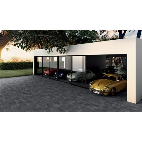 CASTELVETRO CERAMICHE Absolute_outfit Absolute Nero 60x60 20mm