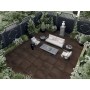 CASTELVETRO CERAMICHE Land_outfit Brown 80x80 20mm