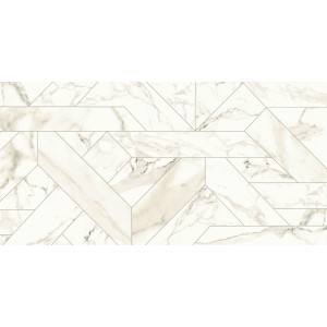 NAXOS RHAPSODY OUTLINE WHITE LEVIGATO 60X120 RETTIFICATO