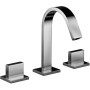 PAFFONI LEVEL-LEP 3-HOLE BASIN FAUCET WITHOUT DRAIN