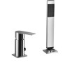PAFFONI TANGO BATHTUB EDGE MIXER WITH WATERFALL SPOUT