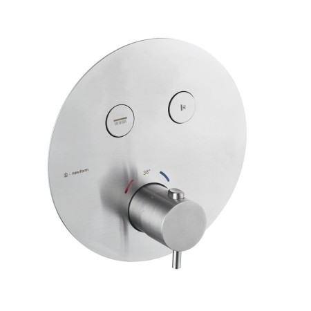 NEWFORM X-STEEL 316 BUILT-IN THERMOSTATIC MIXER WITH 2 OUTLETS