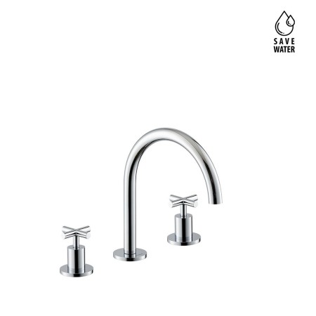 NEWFORM  BLINK GRUPPO LAVABO 3 FORI S/SCARICO BOCCA BASSA