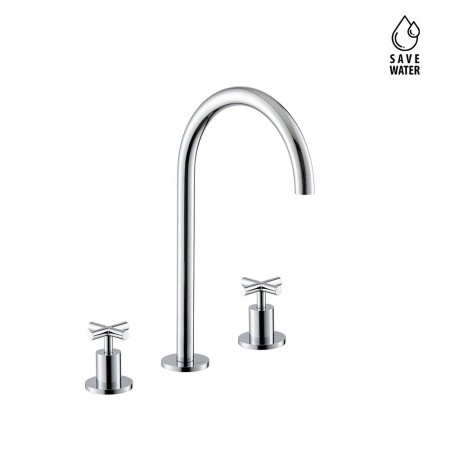 NEWFORM  BLINK GRUPPO LAVABO 3 FORI S/SCARICO BOCCA ALTA