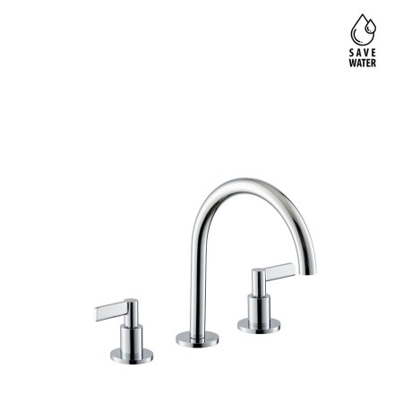 NEWFORM  BLINK CHIC GRUPPO LAVABO 3 FORI S/SCARICO BOCCA BASSA