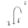 NEWFORM BLINK CHIC 3-HOLE FAUCET GROUP WITHOUT DRAIN, HIGH SPOUT