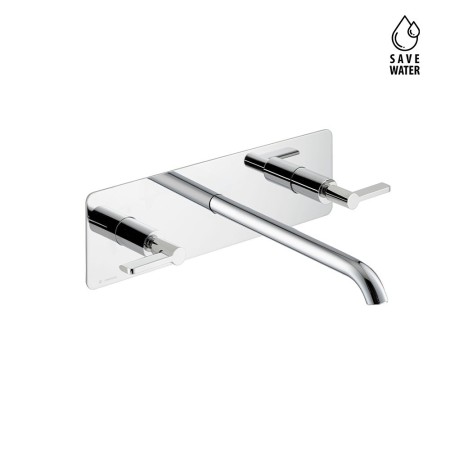 NEWFORM BLINK CHIC WALL-MOUNTED 3-HOLE BASIN GROUP WITHOUT DRAIN LONG SPOUT PLATE