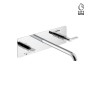 NEWFORM BLINK CHIC WALL-MOUNTED 3-HOLE BASIN GROUP WITHOUT DRAIN LONG SPOUT PLATE