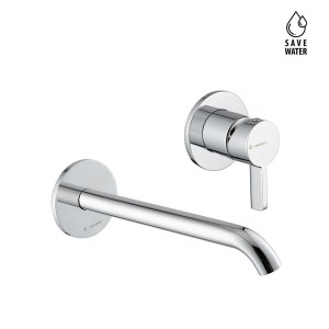 NEWFORM BLINK CHIC WALL-MOUNTED MIXER GROUP WITH LONG SPOUT WITHOUT DRAIN