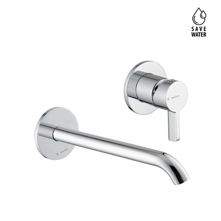 NEWFORM BLINK CHIC WALL-MOUNTED MIXER GROUP WITH LONG SPOUT WITHOUT DRAIN
