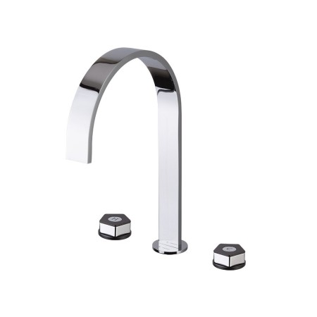 NEWFORM PARK L.E. 3-HOLE BASIN MIXER WITH HIGH SPOUT AND DRAIN
