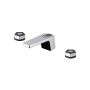 NEWFORM PARK L.E. 3-HOLE BASIN MIXER WITH WASTE, LOW SPOUT