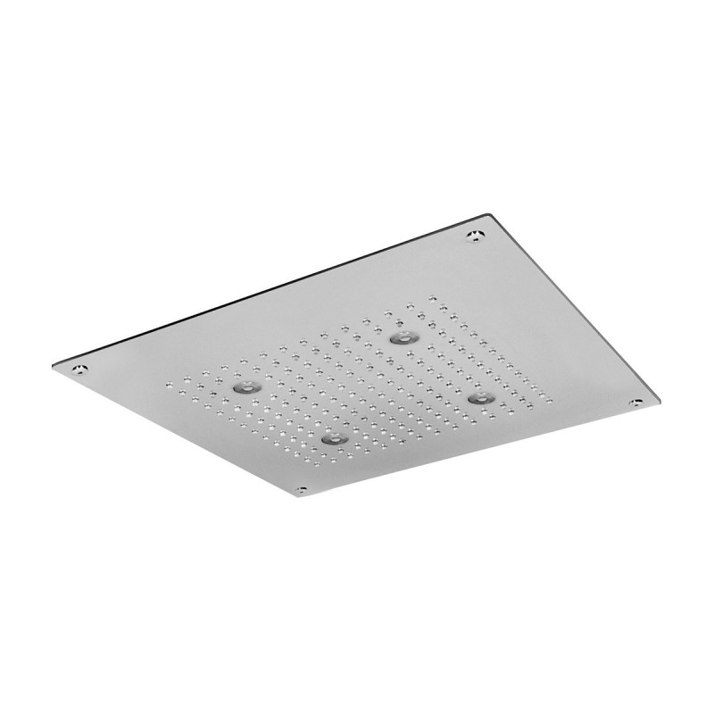 AQUAELITE TECHNO SOFFIONE A PIOGGIA INCASSO A CONTROSOFFITTO 400X400MM