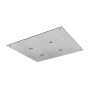 AQUAELITE TECHNO SOFFIONE A PIOGGIA INCASSO A CONTROSOFFITTO 400X400MM