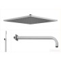 AQUAELITE TECHNO KIT SHOWER HEAD 200X200MM WITH SHOWER SET QUADRO