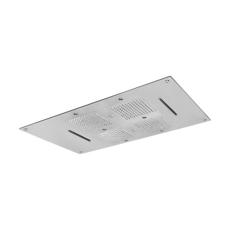 AQUAELITE ROCK SOFFIONE INCASSO A CONTROSOFFITTO 850X540MM C/ELETTROVALVOLA SF001 C