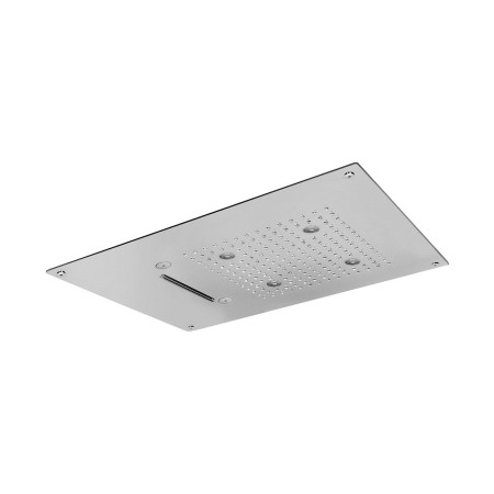 AQUAELITE ROCK SOFFIONE INCASSO A CONTROSOFFITTO 550X400MM 3 FUNZIONI SF009 B