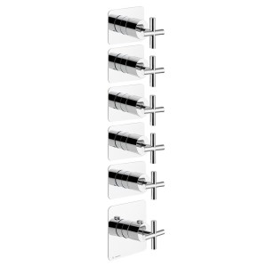 NEWFORM  BLINK MISCELATORE TERMOSTATICO MULTIUTENZA DOCCIA AD INCASSO 5 USCITE